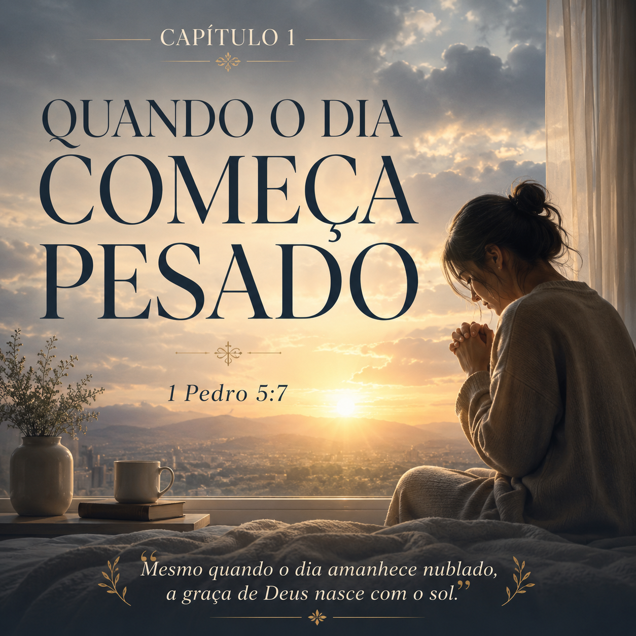 Capa de QUANDO O DIA COMEÇA PESADO
