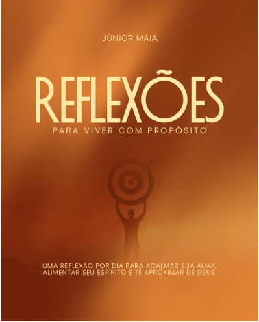 Capa de Reflexões diárias para alimentar sua alma, fortalecer sua fé e aquecer seu coração.